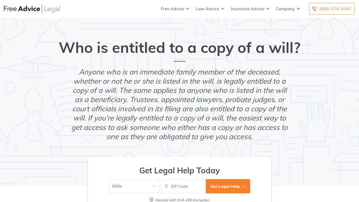 Who is entitled to a copy of a will? - Free Advice
